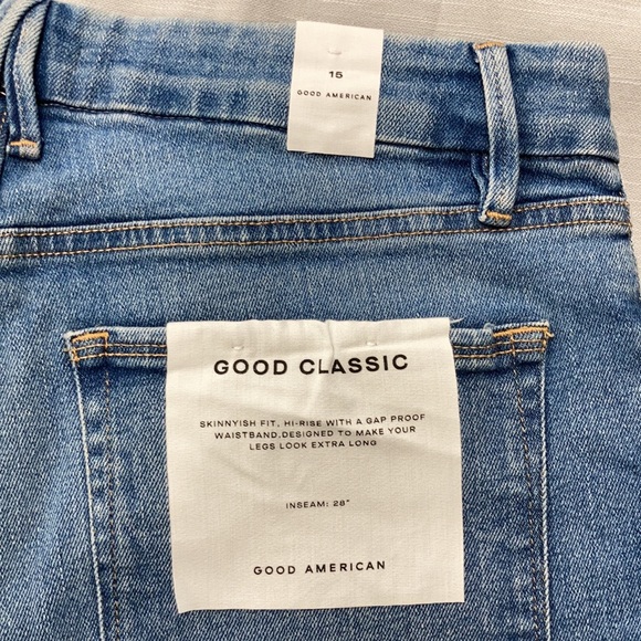 Good American good classic jeans distressed 15 - Picture 4 of 4